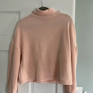 Sanctuary Soft Pink Turtleneck Sweater
